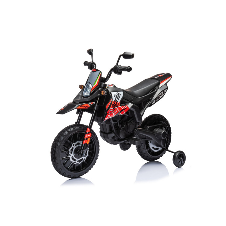 Elektrická motorka Aprilia RX - červená